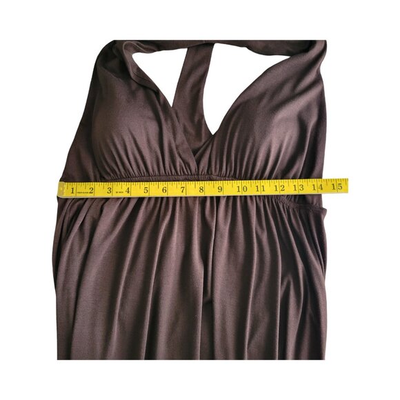 Cotton halter top summer maxi dress - Picture 4 of 6